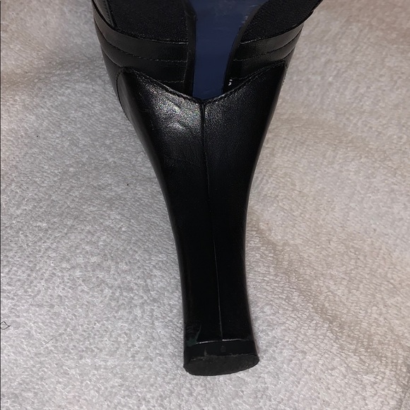 Black Leather gseries Booties with Nike Air soles - Picture 5 of 8